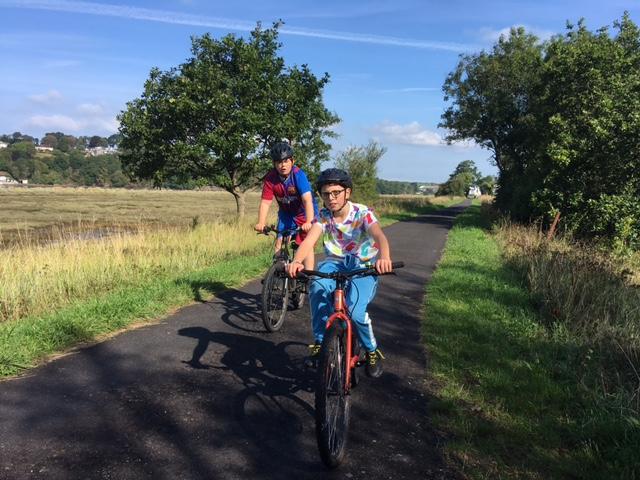 Cycling along the Tarka Trail